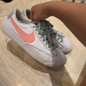 Nike low top blazers